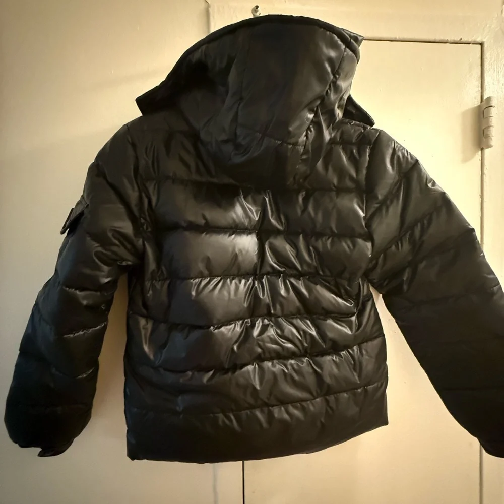 Moncler Shiny Black Quilted Jacket - Picture 7 of 8
